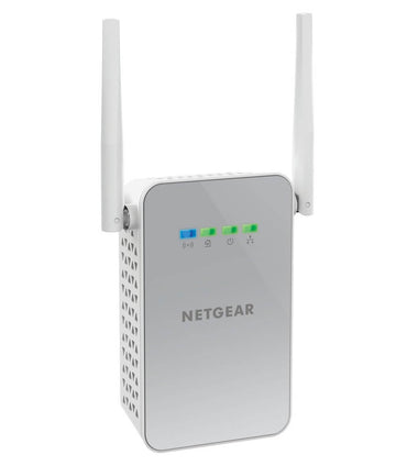 NETGEAR Powerline Adapter + Wireless Access Point Kit, 1000 Mbps Wall-Plug, 1 Gigabit Ethernet Ports (PLW1000-100NAS), 1 Gbps Kit UK Plug - Imported from UK